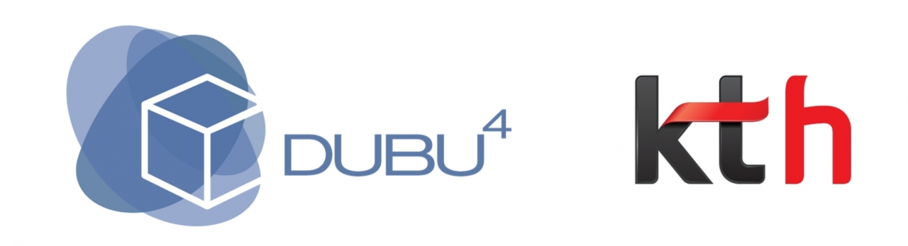 DUBU4 로고(왼쪽)와 KTH 로고.