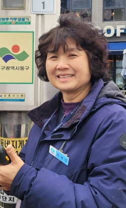 지난 1일 독거노인 고독사를 발견해 신속히 유가족 품으로 인도한 권혜영 한전MCS 동대구지점 매니저.